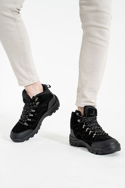 Hammer Jack Homer Αδιάβροχες Μαύρες Suede Outdoor Ανδρικές Μπότες Trekking