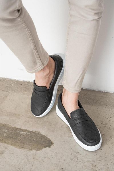 L.A Polo Men's Daily Smoked White Color Loafer Shoes