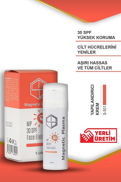 MAGNETİC PLASMA 50ml Structuring Sunscreen - High Protection SPF30 for All Skin Types