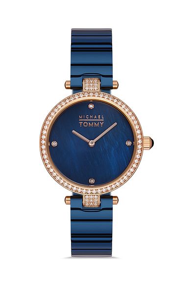 MICHAEL TOMMY Women's Steel Wristwatch - Mt-20234L-Lrl23