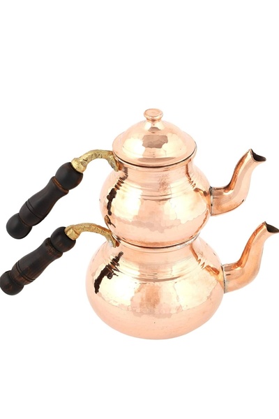 Küçük boy bakır çaydanlık