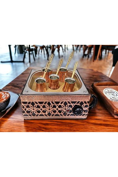 Ardıç Endüstriyel Traditional Turkish Sand Coffee Machine - Home Type Sand Coffee Machine - Copper Sand Coffee Machine