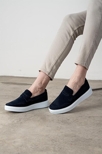 L.A Polo Ανδρικά παπούτσια casual 317 Navy Blue Χρώμα Λευκή σόλα