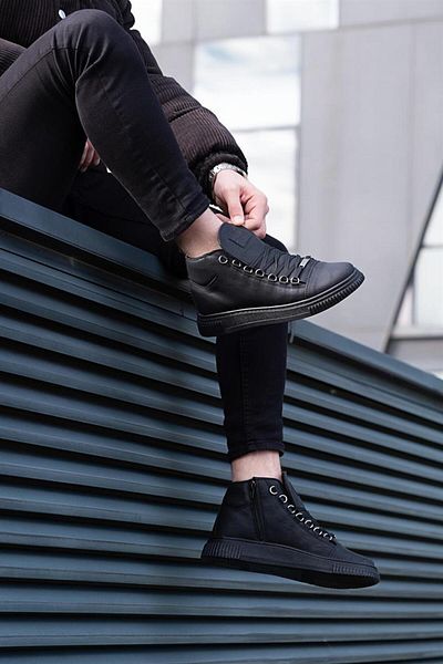 L.A Polo 101 Black Color Black Sole Men's Casual Shoes