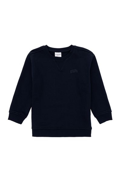 U.S. Polo Assn. Boy's Navy Basic Crew Neck Sweatshirt 50295151 -Vr033