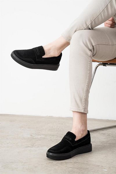 L.A Polo 317 Black Color Black Sole Men's Casual Shoes