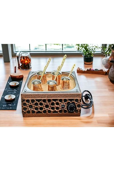 Ardıç Endüstriyel Traditional Turkish Sand Coffee Machine - Home Type Sand Coffee Machine - Copper Sand Coffee Machine
