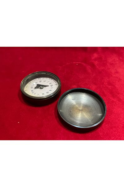 tayfuntufan antika koleksiyon 5.5 cm Diameter Compass with Brass Lid