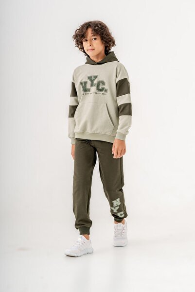 Mışıl Kids Nyc Printed Boy's Tracksuit Suit