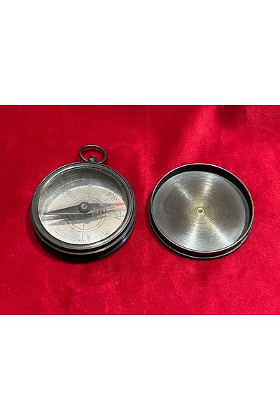 tayfuntufan antika koleksiyon French Brass Compass 6 cm Diameter