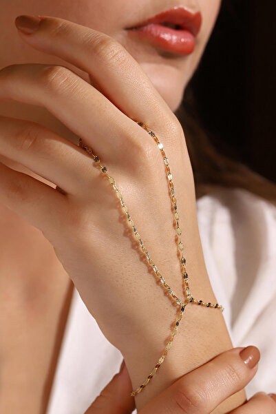 GÜLENLER ALTIN 14 Ayar Altın Çok Para Saydıran Aynalı Şahmeran Bileklik