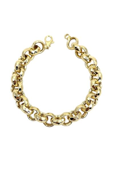 GÜLENLER ALTIN 14 Ayar Altın Kalemli Halka Bileklik