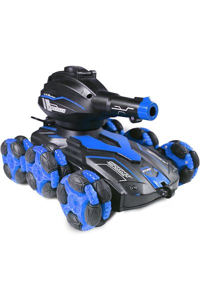 FUNFY EL2003 Racing Bullet Shooting Stunt RC Toy Car,WD,2 Packs|6 Wheels,45° Drive|For Kids,Adults