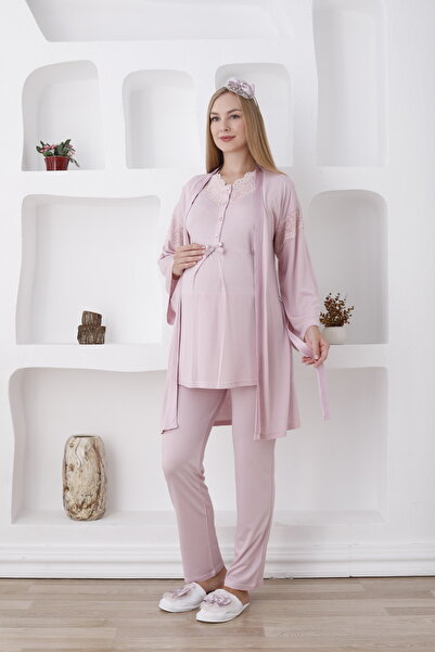 ERDENİZ TEKSTİL Îmbrăcăminte de maternitate / Costum de pijama și rochie cu m...
