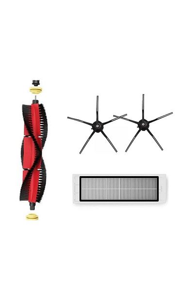 Roborge Roborock S5 Max - مجموعة قطع غيار متوافقة مكونة من 4 قطع