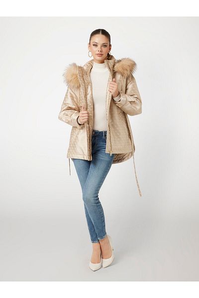 Guess Elly Logo Jacquard - Recy Poly Jacquard Twill