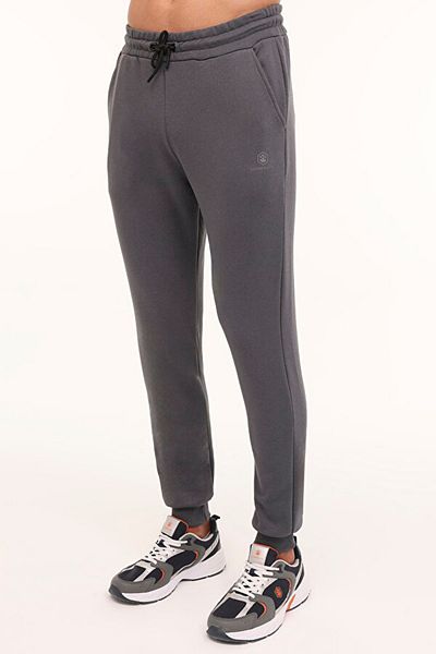 lumberjack Mb Ct05 Jogger 4pr, ανθρακί ανδρικό παντελόνι μονό πάτο