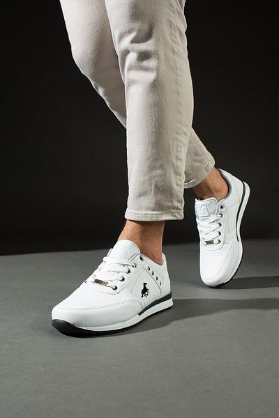 L.A Polo 351 White Color White Sole Casual Men's Sports Shoes