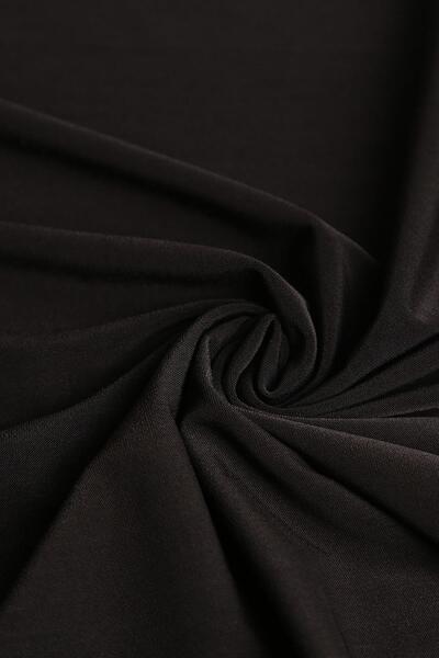 Kumaş Deposu Piyano Siyah Örme Kumaş