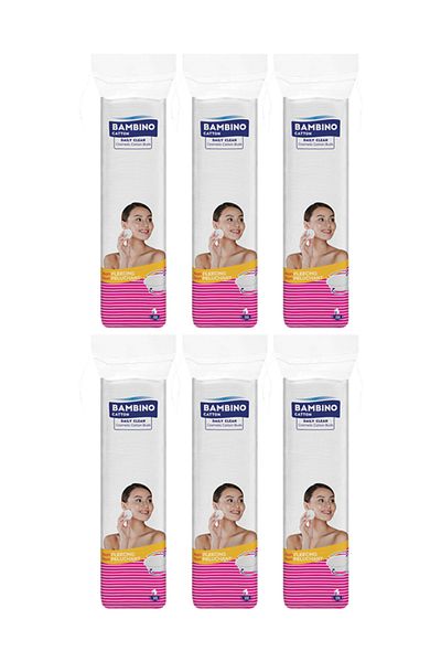 Bambino Cotton 100 X 6 Makeup Remover Cotton Discs