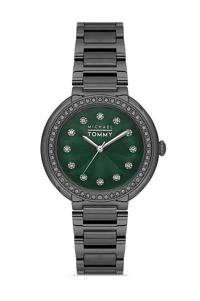 MICHAEL TOMMY Steel Women's Wristwatch - Mt-20270L-Gryy13