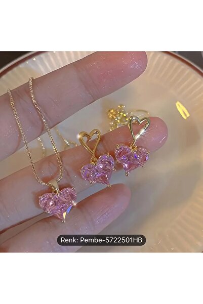 TAKYAKIŞTIR Küpe Kolye Bileklik Zirkon Set Takım , Düğün Gelin Aksesuarları Takı Seti Zirkon Taş