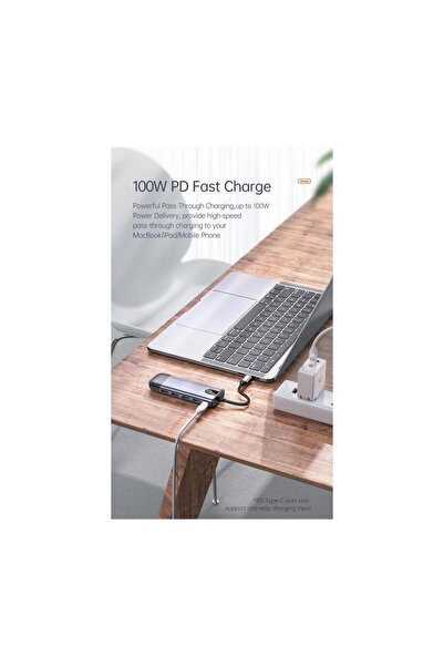 Mcdodo Hu-7420 10in1 Type-c Gigabit Lan Hdmı Macbook Vga Çoklayıcı Adaptör