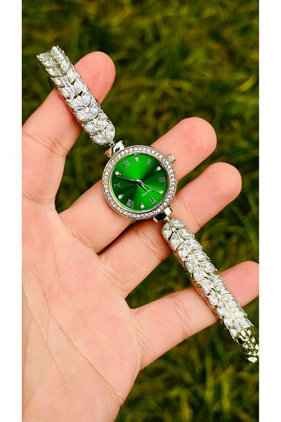 pullmarkt Ottoman Series - Women's Tulip Stone Pattern Wrist Watch