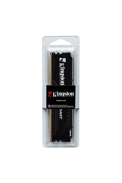 Kingston ذاكرة ألعاب سوداء سعة 16 جيجابايت DDR5 بسرعة 5600 ميجاهرتز Cl36