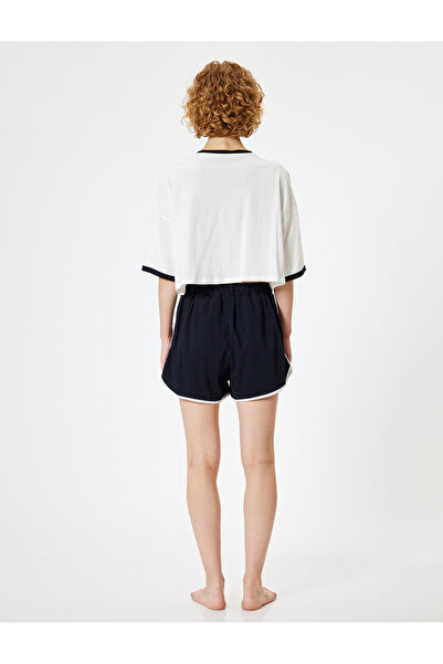 Koton Şortlu Pijama Takımı Pamuklu