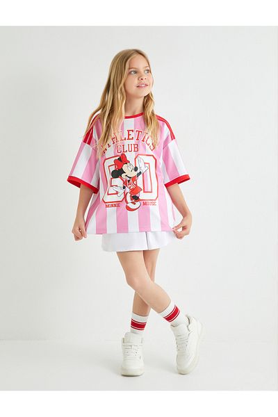 Koton Mickey Mouse Licensed rövid ujjú sportpóló - Crew nyakú