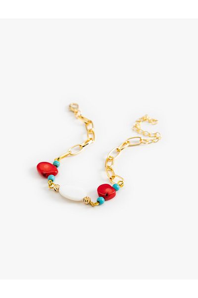 Koton Chain Bracelet with Stone Detail