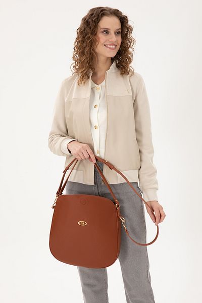 U.S. Polo Assn. Women's Tan Shoulder Bag 50300354 -Vr099