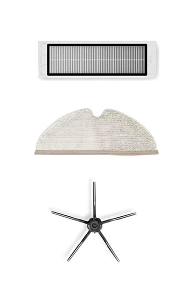 Roborge Roborock S6 Max V - Σετ ανταλλακτικών 3 τεμαχίων, συμβατό ρομπότ σκούπας