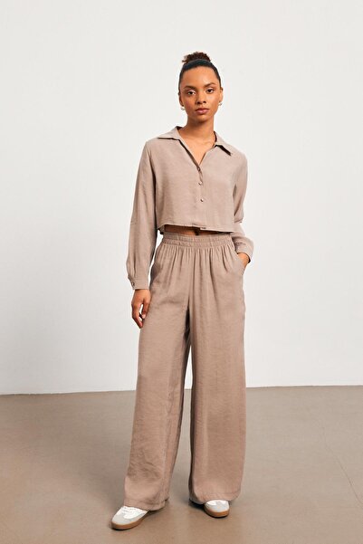 YOUR NAME Дамска риза Crop Vison