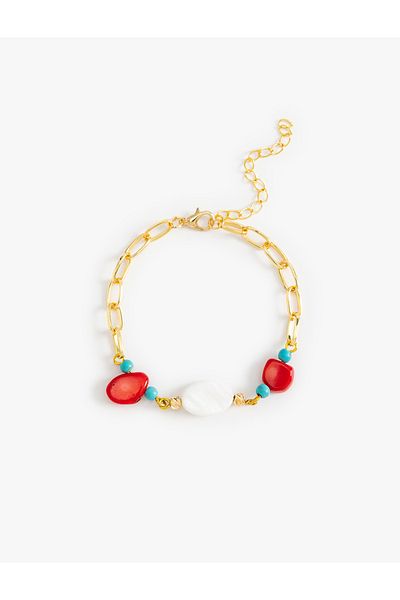 Koton Chain Bracelet with Stone Detail