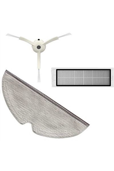 Roborge Roborock S50/S55 - مجموعة قطع غيار مكونة من 3 قطع، روبوت مكنسة كهربائية متوافق