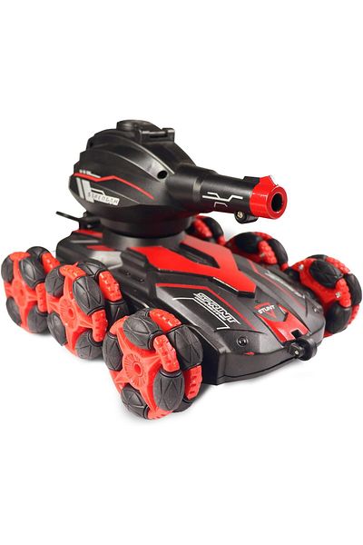 FUNFY EL2003 Racing Bullet Shooting Stunt RC Toy Car,4WD |6 Wheels,Off Road|For Kids,Adults