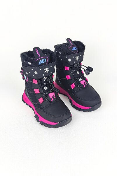 Zerenyus Colmar014 Waterproof Furry Girl's Snow Boots