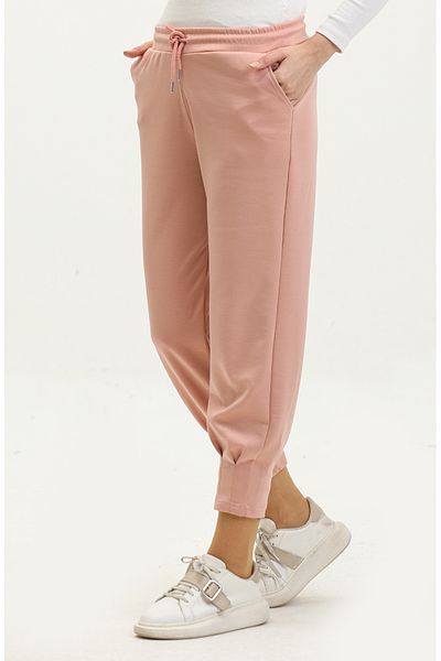 sefamerve Pantaloni de scuba cu picior pliat 77611-01 Pulbere