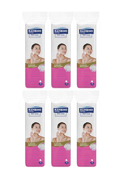 Bambino Cotton 70Pcs Disk X6 Makeup Remover Cotton