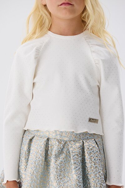 Tyess BG Store Girl's Ecru Blouse