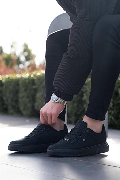 L.A Polo 063 Black Color Black Sole Men's Casual Shoes