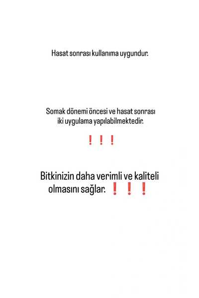 Pozitif Gübre Zeytin Somak Çiçek Öncesi Uygulama Zengin Mikroelement Içeriği Azotlu Fosforlu Sıvı Gübre Tüm Sezon