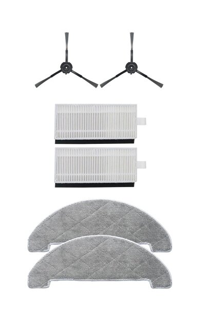 Roborge Συμβατό με ηλεκτρική σκούπα ρομπότ Lydsto R1 - Σετ ανταλλακτικών 6 τεμαχίων