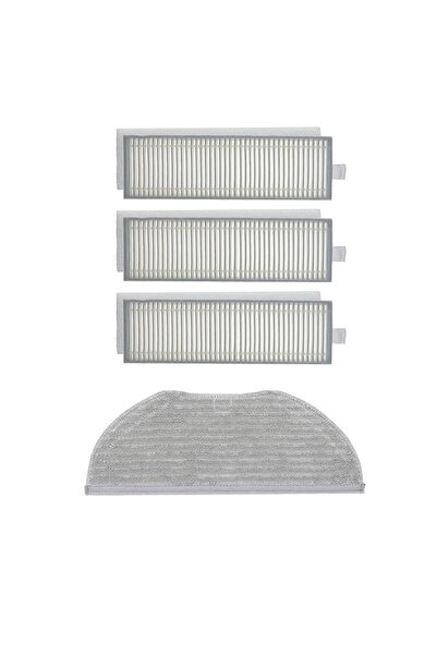 Roborge Σετ ανταλλακτικών 4 τεμαχίων συμβατό με ρομπότ ηλεκτρική σκούπα Xiaomi Vacuum Mop 2in1 Essential (MJSTG1)