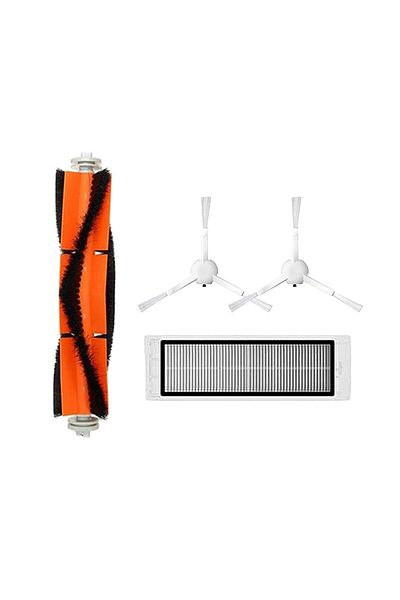 Roborge Xiaomi Vacuum Mop 1c - مكنسة كهربائية روبوتية، مجموعة قطع غيار مكونة من 4 قطع (STYTJ01ZHM)