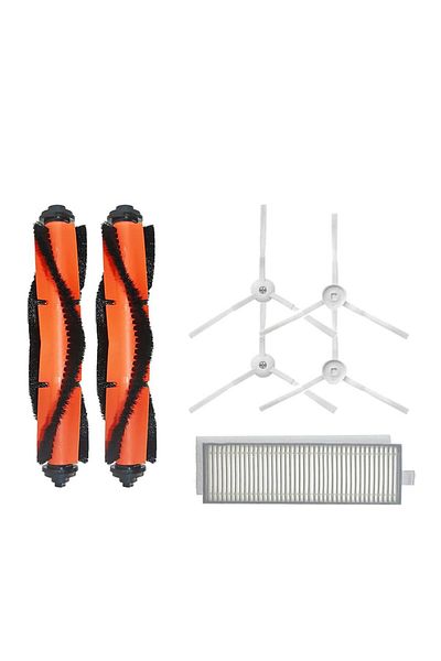 Roborge مجموعة قطع غيار متوافقة مع مكنسة كهربائية روبوتية Xiaomi Vacuum Mop 2in1 Essential (MJSTG1) مكونة من 7 قطع