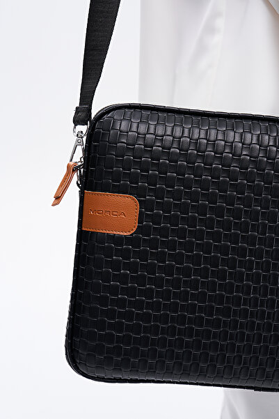 NEMO BAGS Unisex Straw Pattern Apple MacBook Laptop Strap Case, Document Tablet Bag, (Huawei & Samsung Compatible)