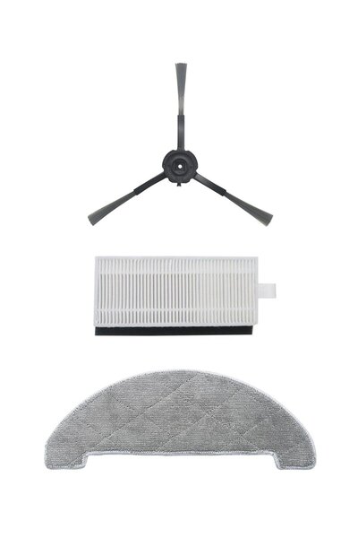 Roborge مكنسة كهربائية روبوتية Lydsto S1 متوافقة مع 3 قطع - مجموعة قطع غيار